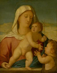 Eslovaco: Virgen con el Niño y San Juan Bautista Virgen con el Niño y San Juan Bautista