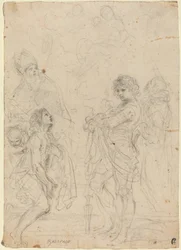Madonna y el Niño con los santos Gimignano, Juan Bautista, Jorge y Pedro Mártir
