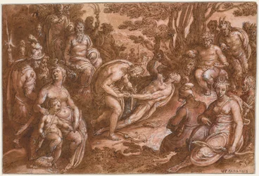 El Desollamiento de Marsias, c. 1570-1605