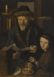 Filósofo y el niño joven