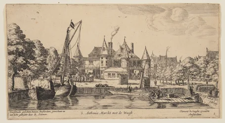 S. Anthonis Marckt met de Waegh, de Vistas de Amsterdam