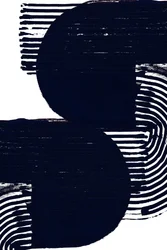 Formas negras abstractas