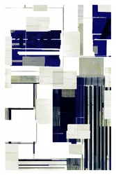 Arquitectura azul abstracta