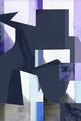 Formas azules abstractas