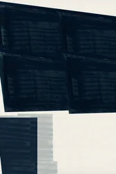 Geometría abstracta en azul