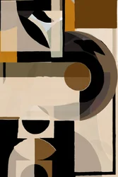 Formas abstractas y terrosas