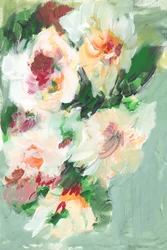 Ramo floral abstracto
