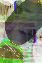 Formas verdes abstractas 1