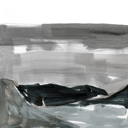 Montañas grises abstractas