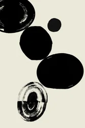 Formas abstractas en tinta