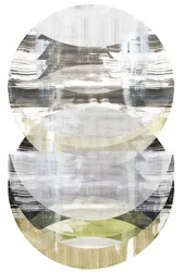 Círculos abstractos en capas