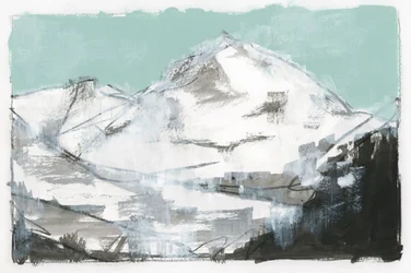 Cumbres de montaña abstractas