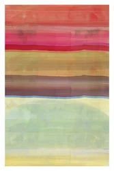 Paisaje abstracto al atardecer