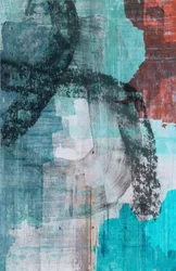 Grunge abstracto en verde azulado