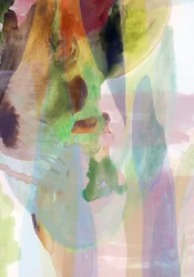 Flujo de acuarela abstracta