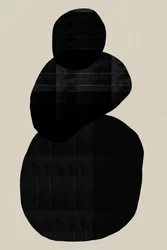 Formas negras equilibradas