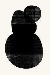 Formas abstractas negras