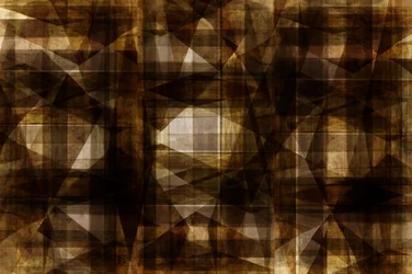 Geometría con textura marrón