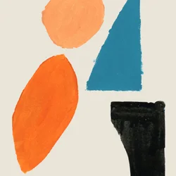 Equilibrio abstracto y colorido