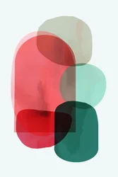 Formas orgánicas de colores