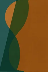 Formas curvas de colores