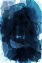 Capas de azul intenso