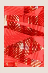 Formas rojas dinámicas