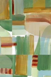 Bloques abstractos en tonos tierra