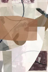 Diseño abstracto con tonos tierra