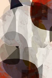Capas abstractas con tonos terrosos