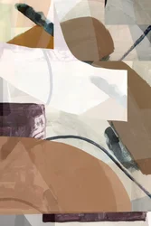 Capas abstractas con tonos terrosos