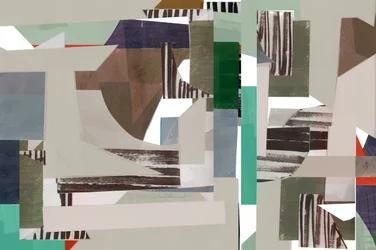 Capas abstractas con tonos terrosos