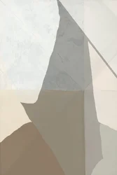 Formas abstractas con tonos terrosos