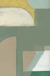 Formas abstractas con tonos terrosos