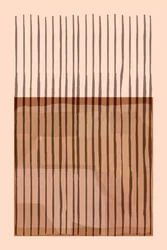 Líneas verticales abstractas con tonos terrosos