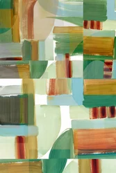 Pintura con bloques de colores terrosos