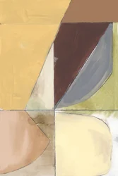 Abstracto geométrico con tonos terrosos