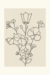 Elegantes motivos florales