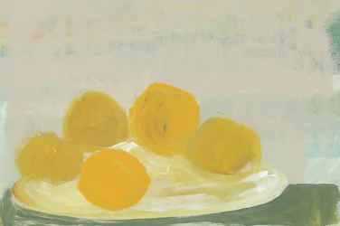 Limones amarillos frescos