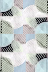 Formas pastel entrelazadas