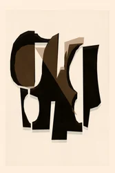 Formas abstractas en capas