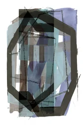 Abstracto geométrico en capas