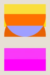 Colores geométricos en capas
