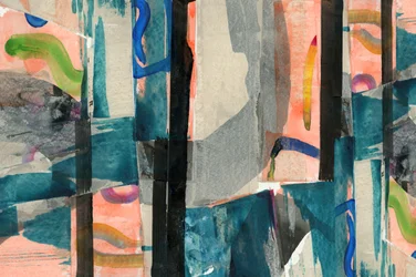 Collage abstracto moderno
