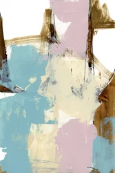 Abstracto moderno en tono rosa dorado