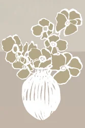 Jarrón floral moderno