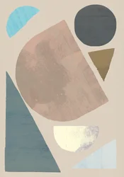 Formas modernas en tonos pastel