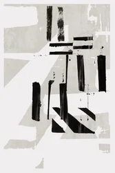Líneas abstractas monocromáticas