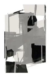 Formas abstractas monocromáticas