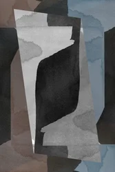 Formas abstractas en tonos apagados
